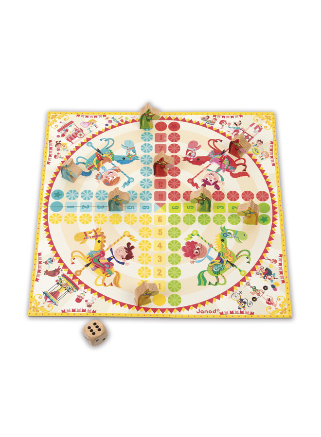 Janod - 3022 Spel - Ludo en dammen duo