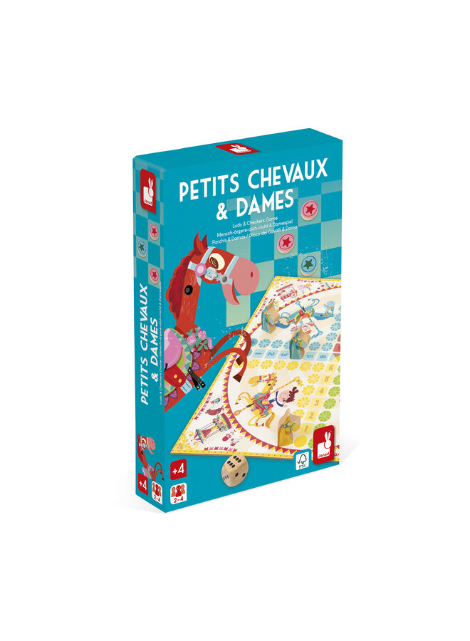 3022 Spel - Ludo en dammen duo