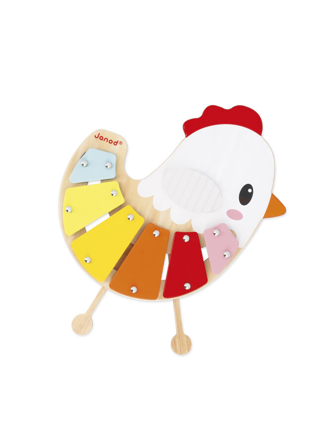 Janod - 3335 Boerderij - Xylofoon haan