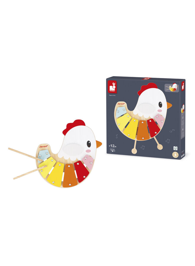Janod - 3335 Boerderij - Xylofoon haan