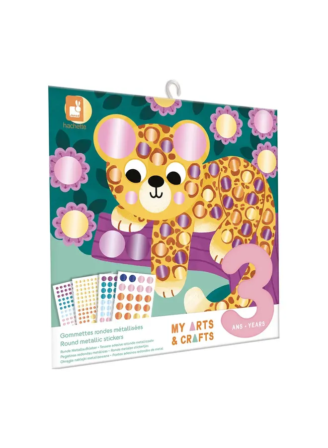 9045 Atelier - 3 jaar - Ronde stickers dieren