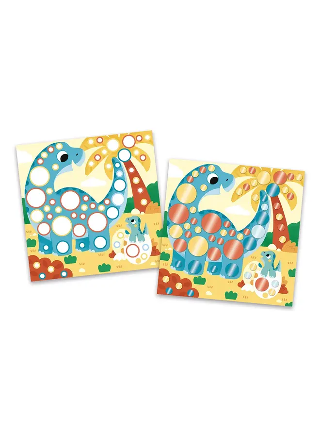 Janod - 9045 Atelier - 3 jaar - Ronde stickers dieren