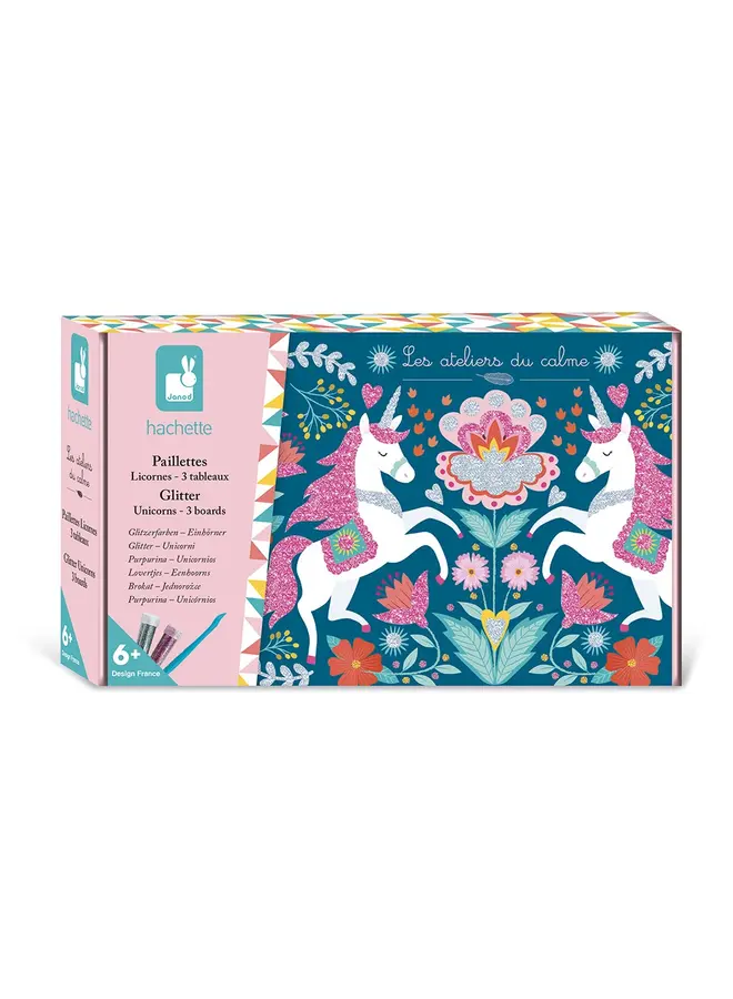 Janod - 9053 Atelier - Glitter eenhoorns