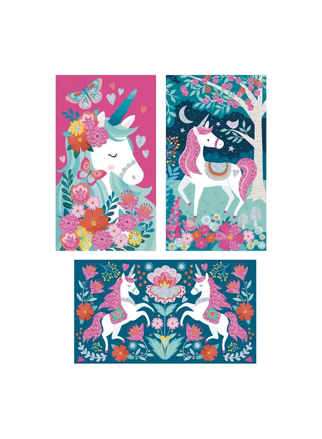 Janod - 9053 Atelier - Glitter eenhoorns