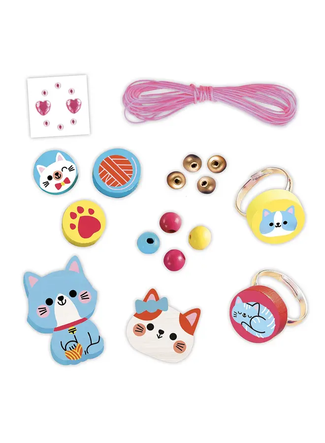 Janod - 9114 Bijoux - Armbandjes maken - Katten