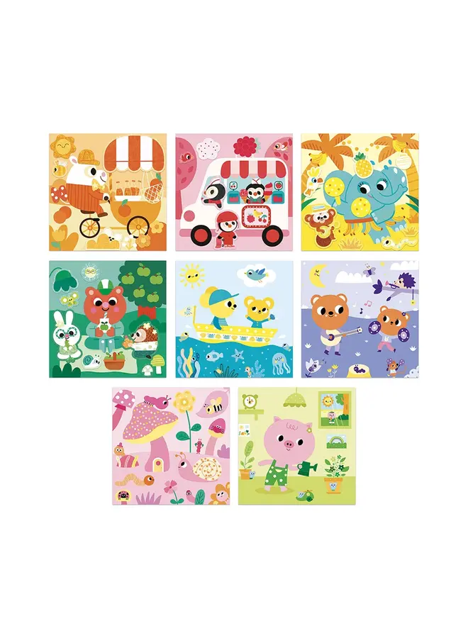 Janod - 9212 Vilt en markerset - 18 maanden