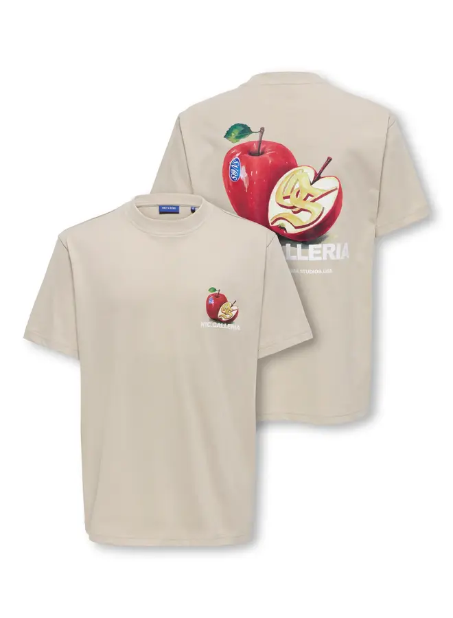 Kids Only - Tasty relax ss tee – Silver lining / NYC galleria