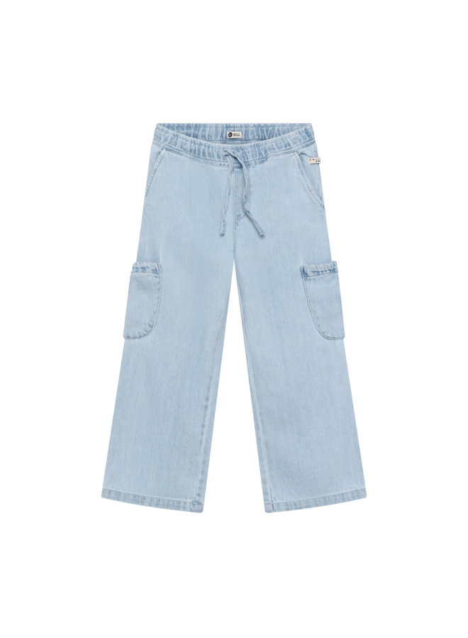 Light weight denim pants - Light denim blue