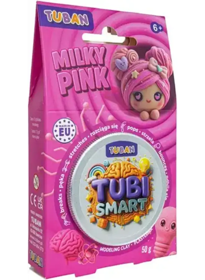 Tuban - Tubi smart modelling clay - Milky pink