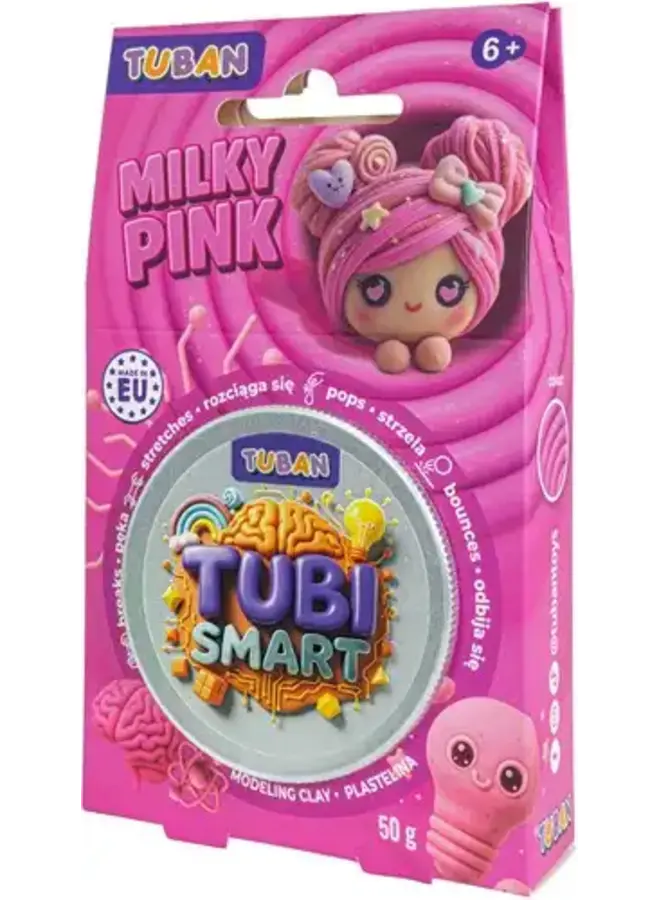 Tuban - Tubi smart modelling clay - Milky pink