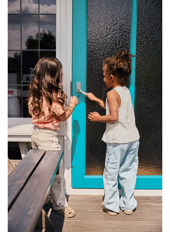 Daily7 - Light weight denim pants - Light denim blue