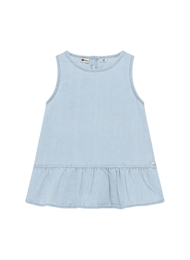 Daily7 - Light weight denim singlet - Light denim blue