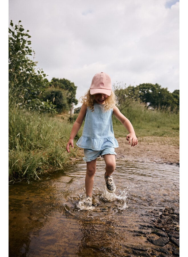 Daily7 - Light weight denim singlet - Light denim blue