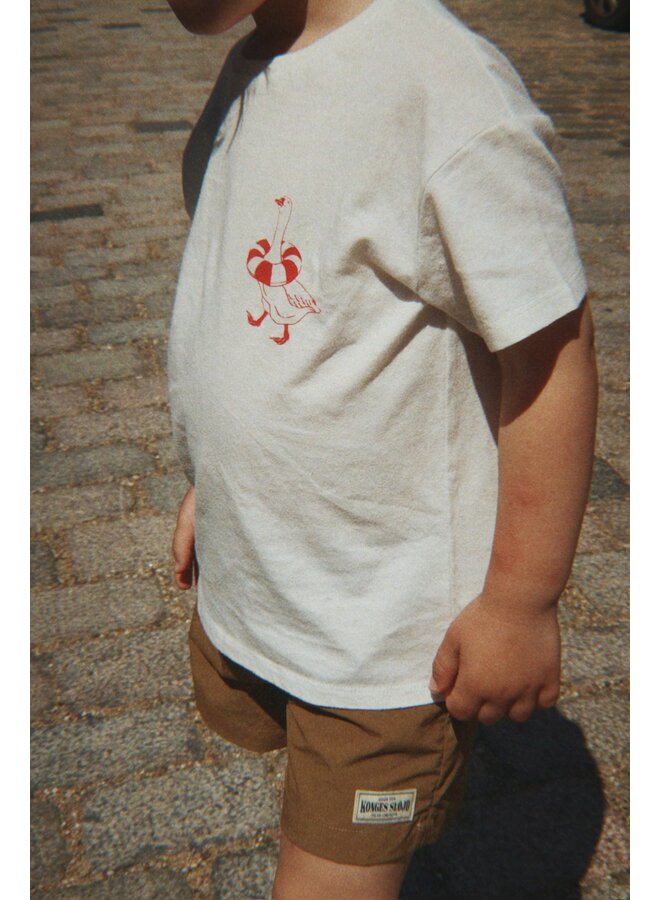 Konges Sløjd - Era tee - Off white/Lifeguard service