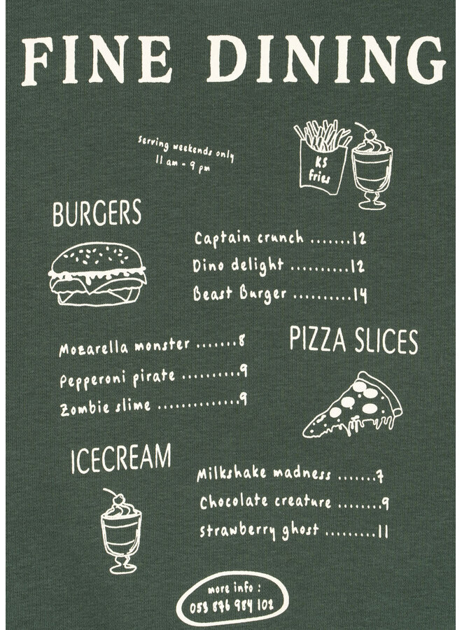 Konges Sløjd - Lou sweat shirt - Cilantro