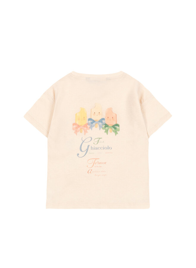 Konges Sløjd - Era tee - Ecru/Ghiacciolo