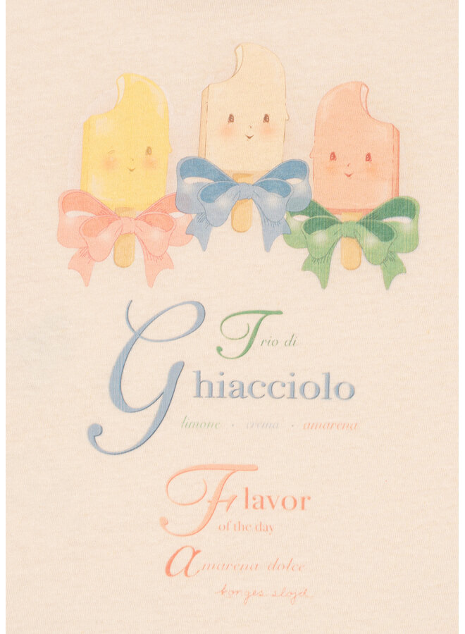 Konges Sløjd - Era tee - Ecru/Ghiacciolo