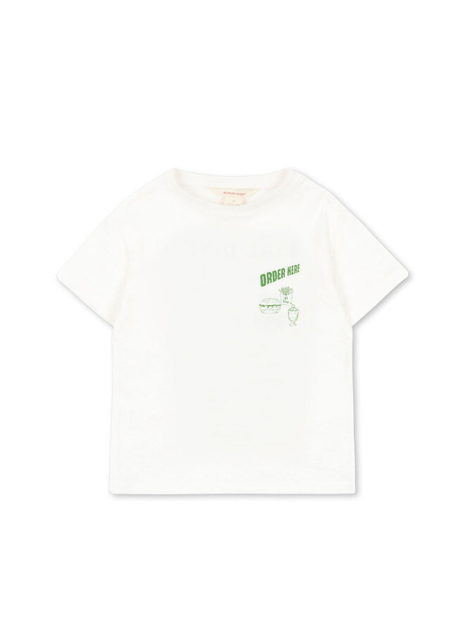 Konges Sløjd - Era tee - Off white/Fine dining