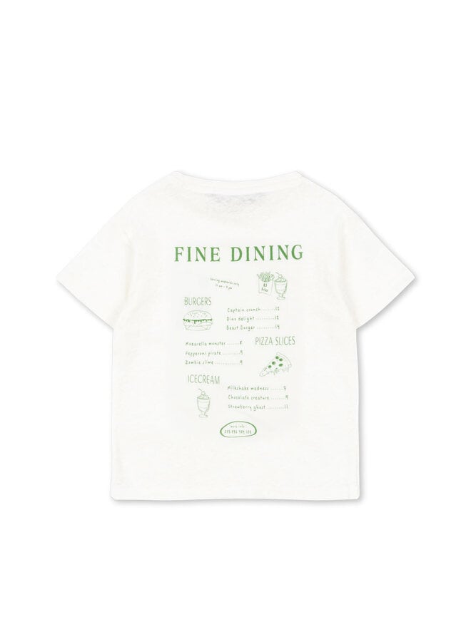 Konges Sløjd - Era tee - Off white/Fine dining