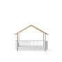 Oliver Furniture - Mini+ house bed, white/oak