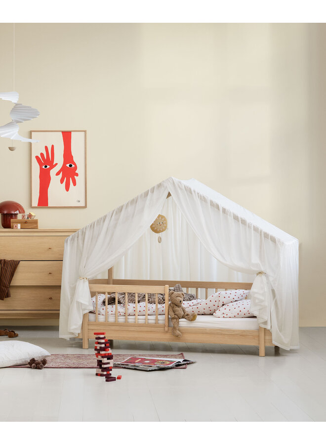 Oliver Furniture - Mini+ house bed tent, transparent white