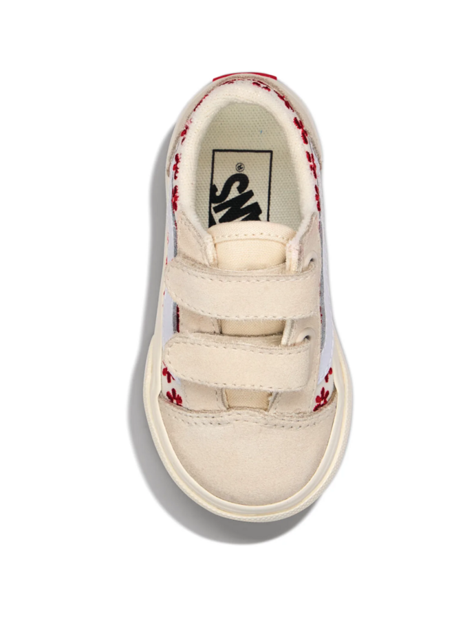 Vans - Old skool V chantilly floral - Racing red