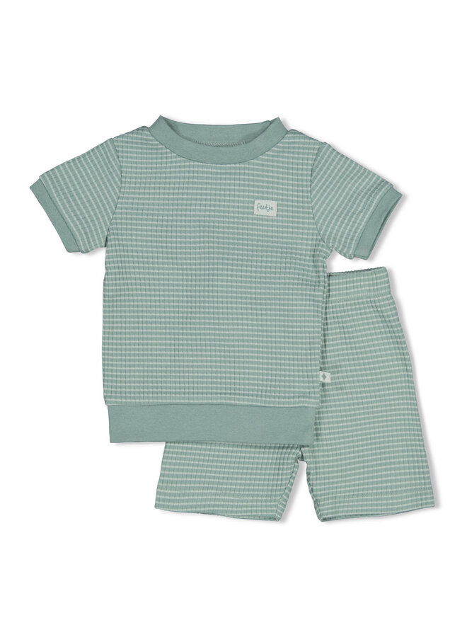 Shortama wafel - Summer special - Zeegroen