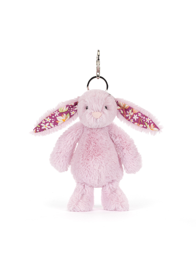 Thistlepop blossom bunny bag charm