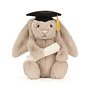 Jellycat - Bashful bunny graduation outfit