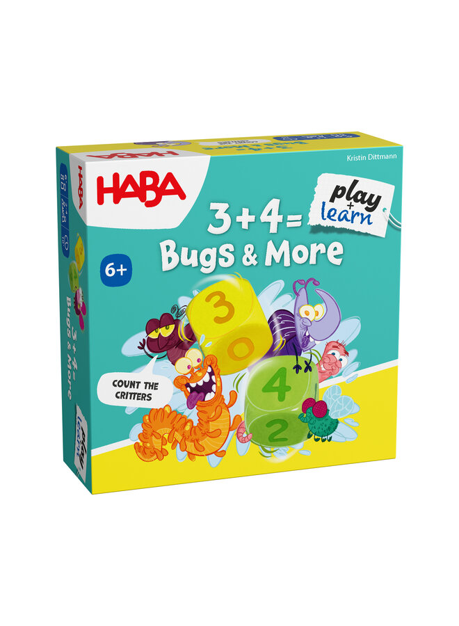 Haba - Mini spel - 3+4 = Kriebeldier