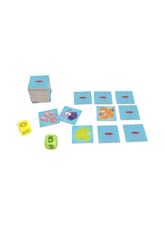 Haba - Mini spel - 3+4 = Kriebeldier