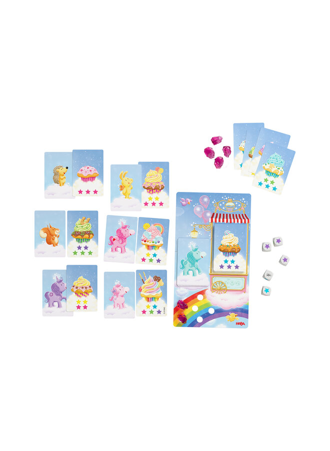 Haba - Eenhoorn Flonkerglans - Magisch dobbelplezier