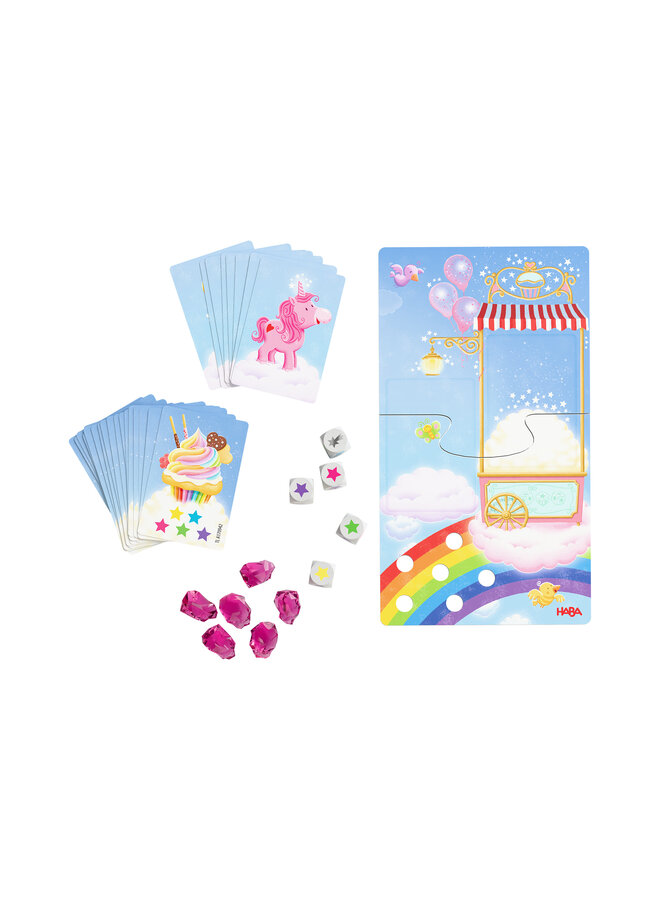 Haba - Eenhoorn Flonkerglans - Magisch dobbelplezier