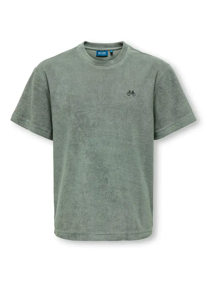 ONLY & SONS Junior - Tellas rlx ss tee - Sedona sage bike