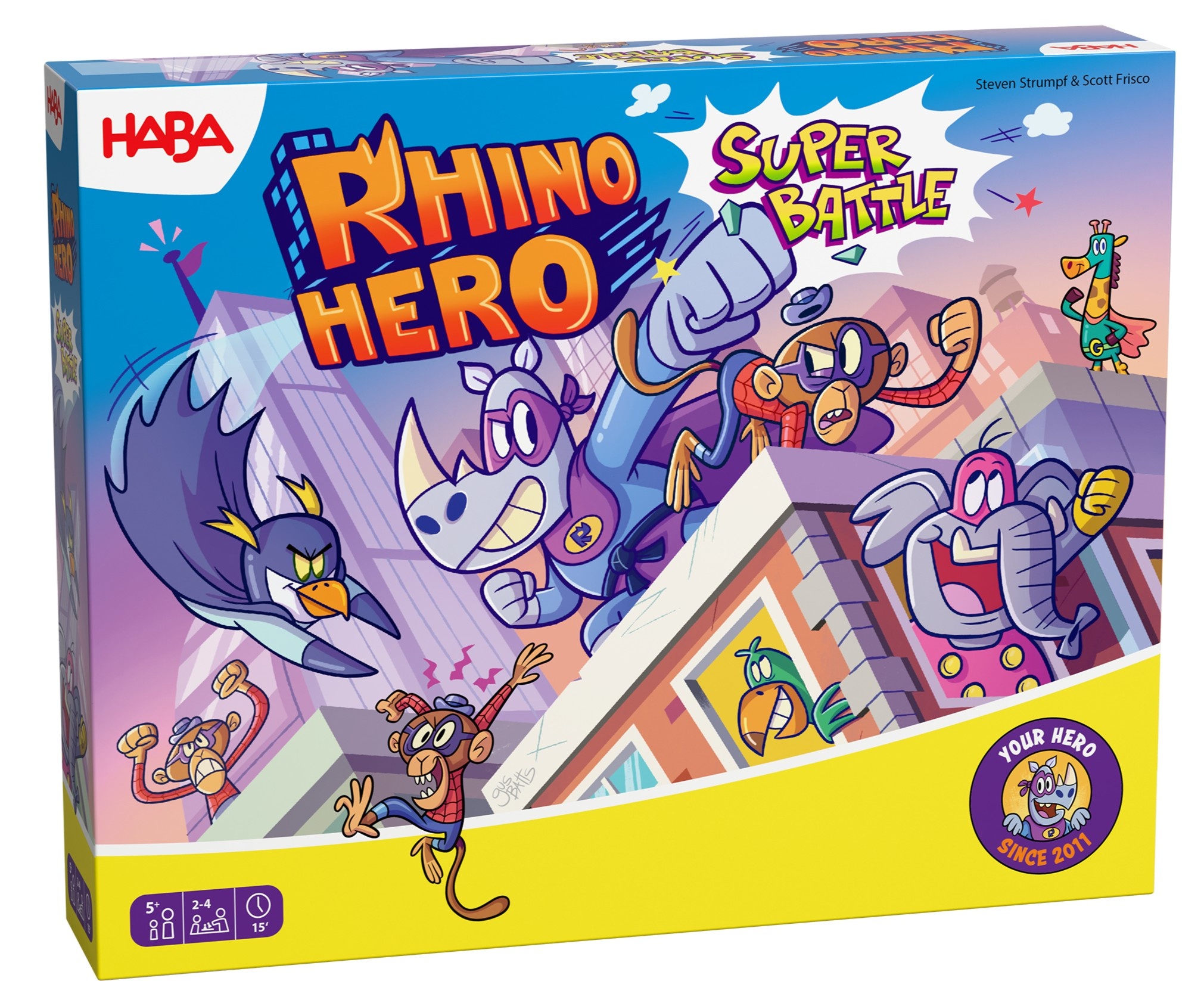 Haba - Rhino hero - Super battle