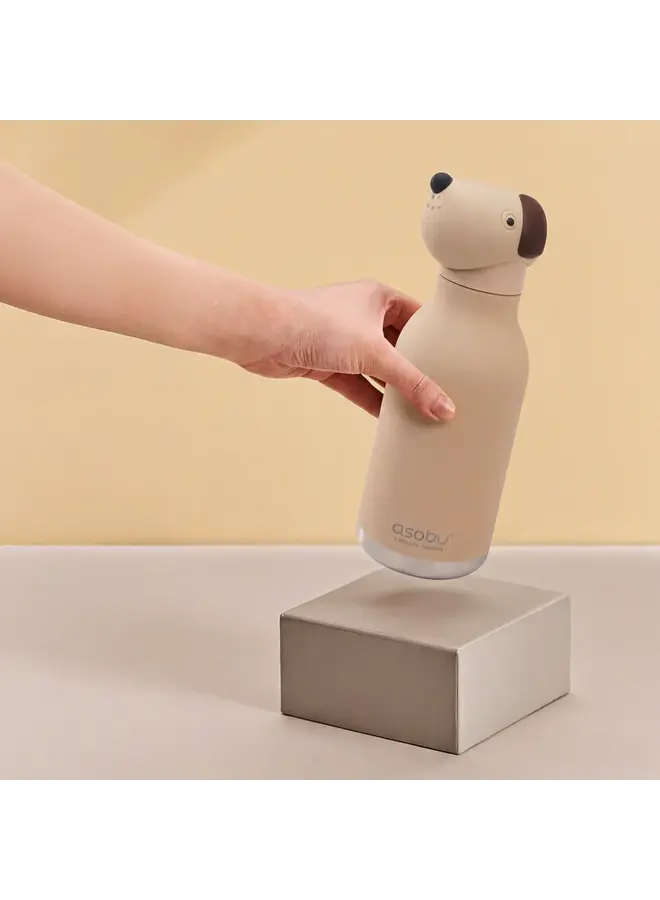 ASOBU - Bestie bottle - Brown dog