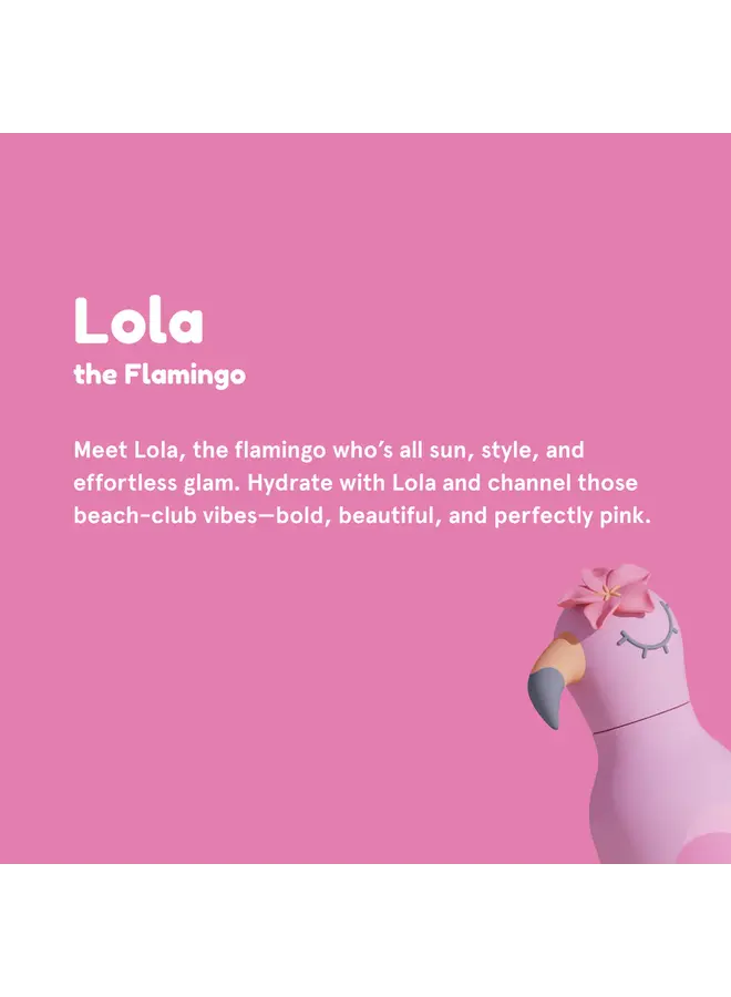 ASOBU - Bestie bottle - Flamingo