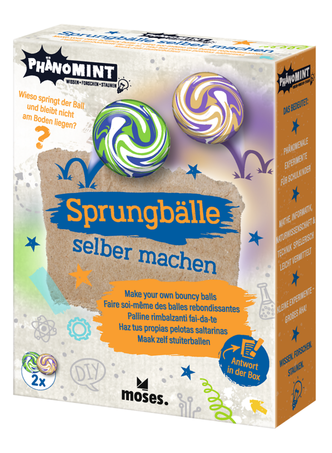 Moses - 30373 - PhänoMINT maak je eigen stuiterbal