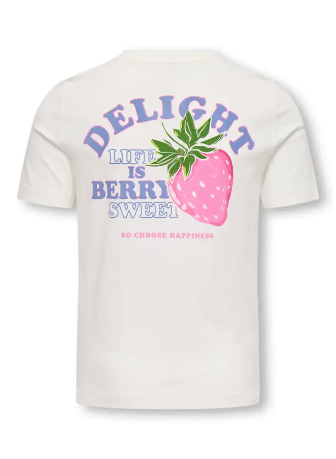 Kids Only - Bolette top - Cloud dancer/Delight