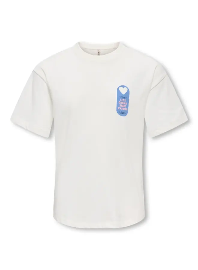 Kids Only - Vivvi loose lovely top - Cloud dancer/Vacation