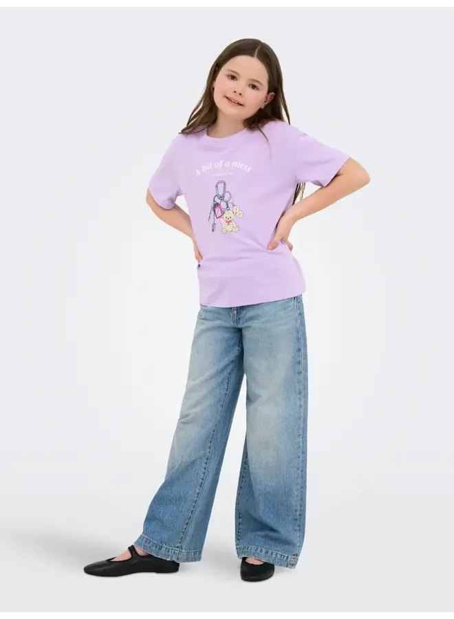 Kids Only - Vivvi loose lovely top - Lilac breeze/Mess