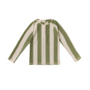 Salted Stories - Wide stripe swim longsleeve - Iguana