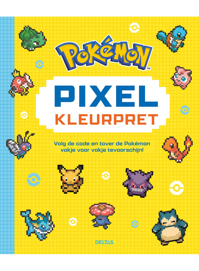 Pokémon pixel kleurpret