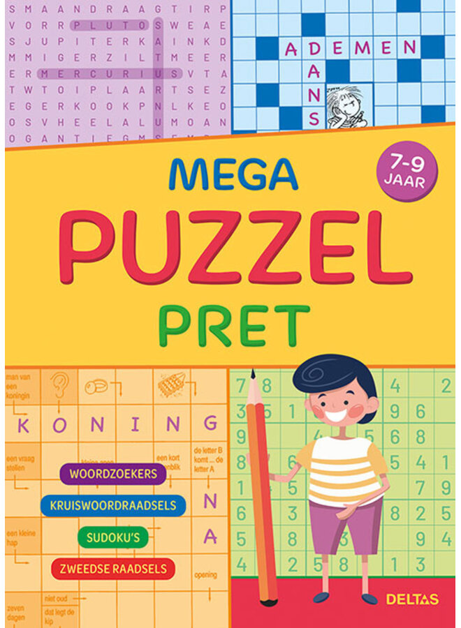 Deltas - Mega puzzelpret (7-9 jaar)