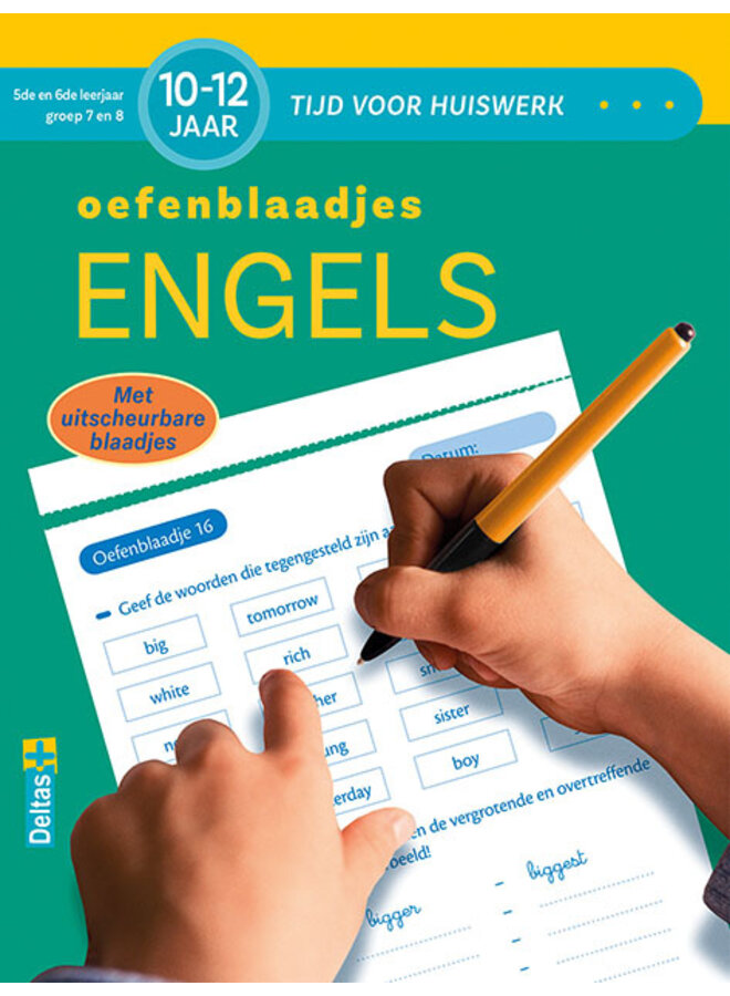 Tijd voor huiswerk - Oefenblaadjes Engels (10-12 jaar)