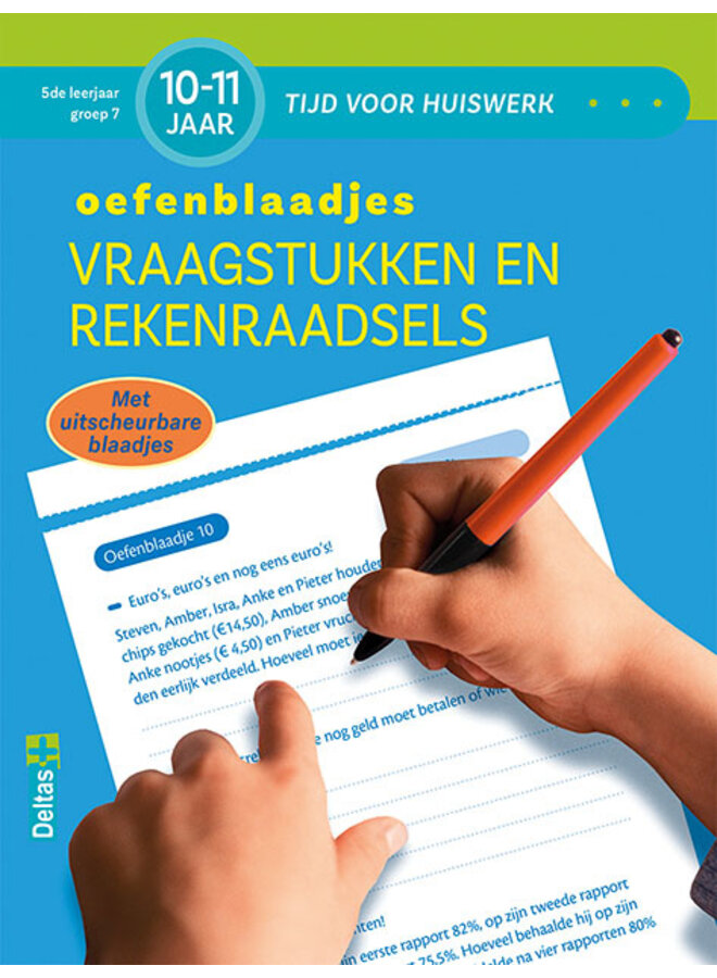 Tijd voor huiswerk - Oefenblaadjes vraagstukken (10-11 jaar)