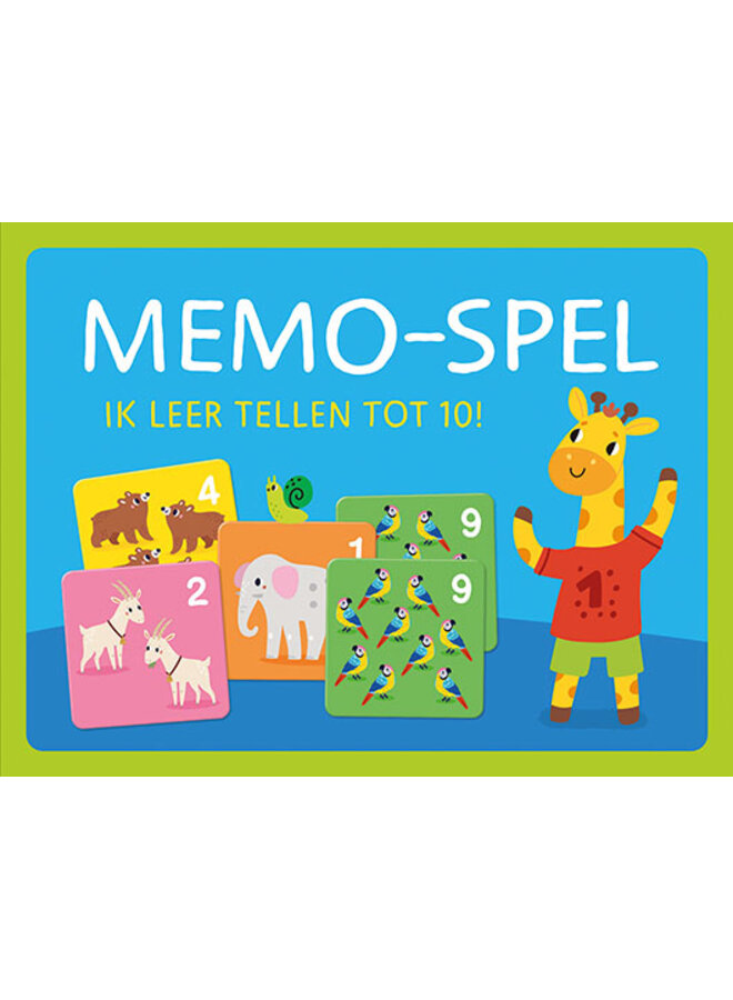 Ik leer tellen tot 10! Memo-spel