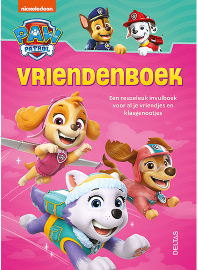 Paw Patrol vriendenboek - Roze