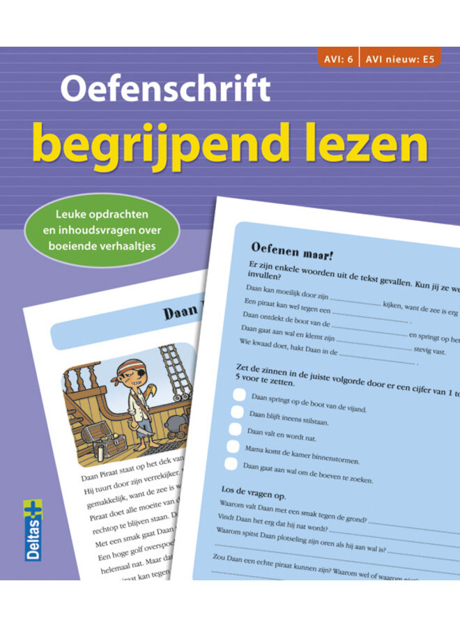 Oefenschrift begrijpend lezen - Paars (AVI E5)