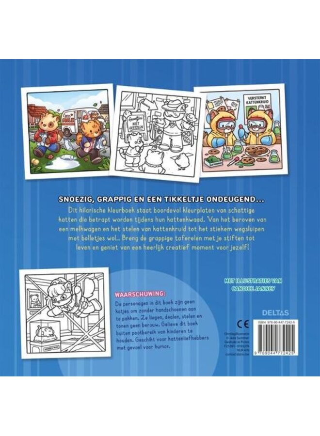 Deltas - Cat crimes - Cozy kleurboek